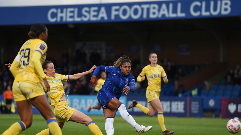 Catarina Macario drills home Chelsea's second