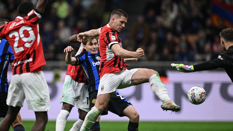 Luka Jovic with Milan's second