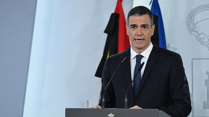 Spanish Prime Minister Pedro Sanchez halted weapons transactions with Israel after the outbreak of the war (File image)