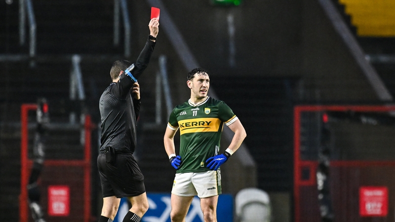 Paudie Clifford was sent off in the second half of the win over Cork
