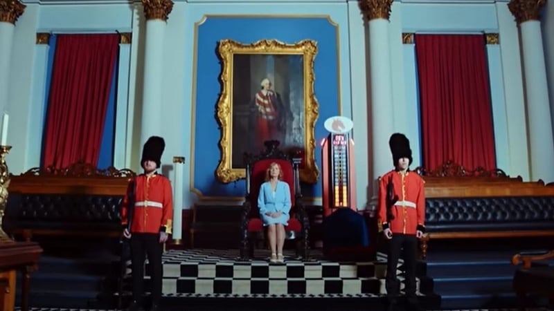 The hall was used as a stand in for a room in Westminster, London (Credit: Eskimo Supreme/YouTube)