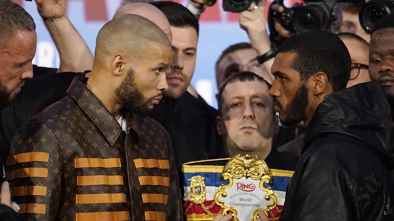 Chris Eubank Jr and Conor Benn face off on Saturday night
