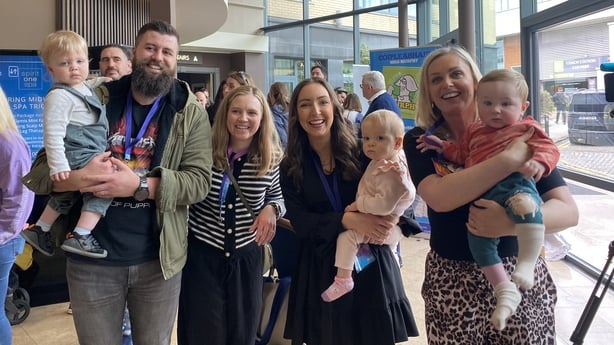 Younger teachers with families were out in force at the INTO conference