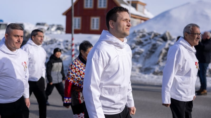 Jens-Frederik Nielsen pictured earlier this month in Greenland