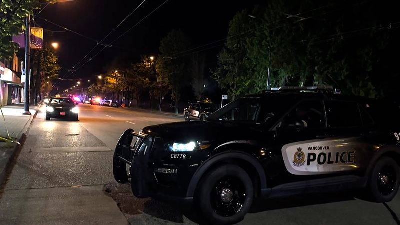 Vancouver Police said that the driver of the car is in custody