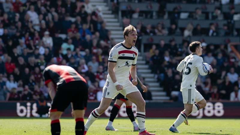 Rasmus Hojlund scored in stoppage time