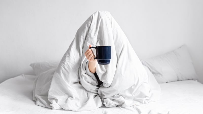 "Sometimes it's going to have to be okay to not get out of bed." Photo: Getty Images