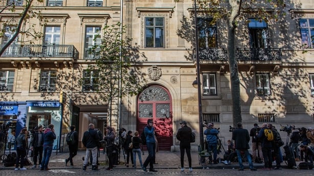 The luxury apartment Hotel de Pourtales on Rue Tronchet where Kim Kardashian was robbed