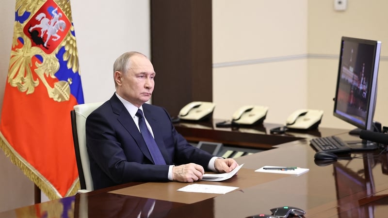 It is the second ceasefire announcement by Vladimir Putin in quick succession, following a 30-hour Easter ceasefire that each side accused the other of violating (file image)