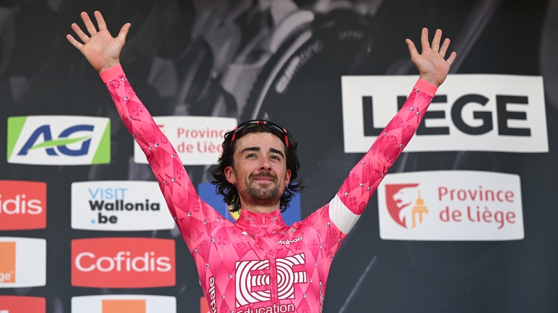 It was Healy's first podium place in a Monument