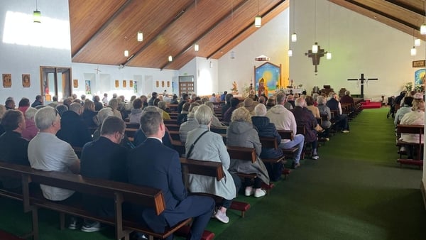 The funeral mass was held at the Sacred Heart Church on Seamus Quirke Road