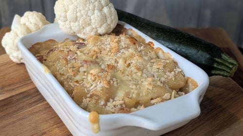 Wade's mac & cheese with hidden veggies