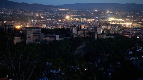 The city of Granada was plunged into darkness during the power outage