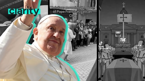 Conspiracies and misinformation have been swirling around social media since the death of the Pope.