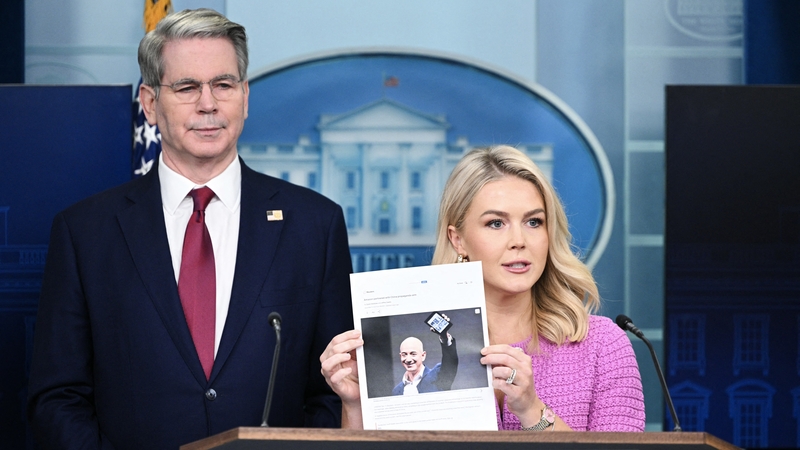 White House Press Secretary Karoline Leavitt Amazon's move was not a surprise given a 2021 report by Reuters that the tech company had partnered with a 'Chinese propaganda arm'