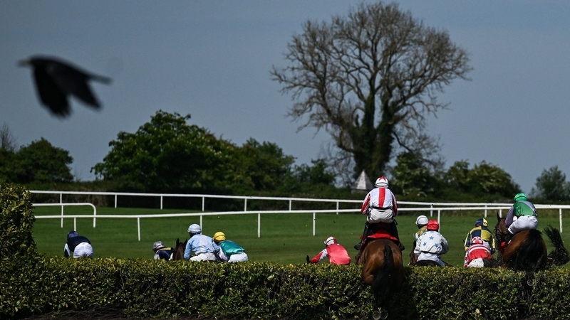 Runners and riders during The Kildare Hunt Club Cross Country Chase for the Ladies Perpetual Cup