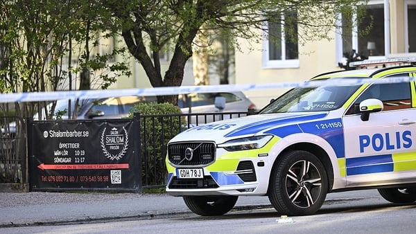 The shooting happened in central Uppsala, 60km north of Stockholm