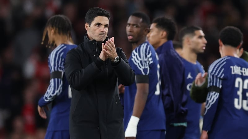 Mikel Arteta's Arsenal will head to Paris next week with the aim of overturning the first-leg deficit