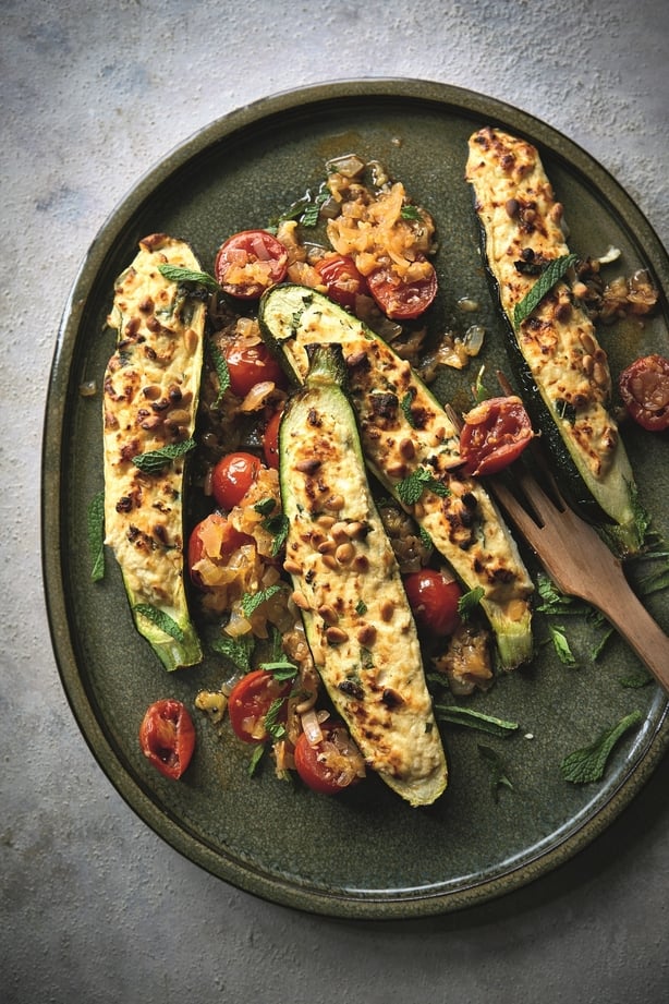 stuffed courgettes