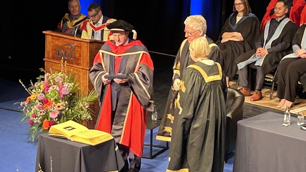 DCU's chancellor said the university wanted to celebrate Enda Kenny as a man and political leader