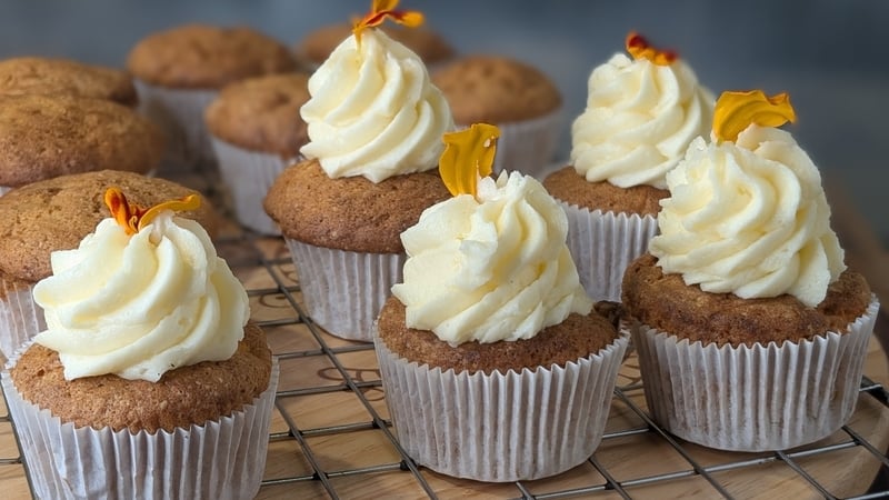 These dainty buns pack a punch when it comes to that classic carrot cake flavour.