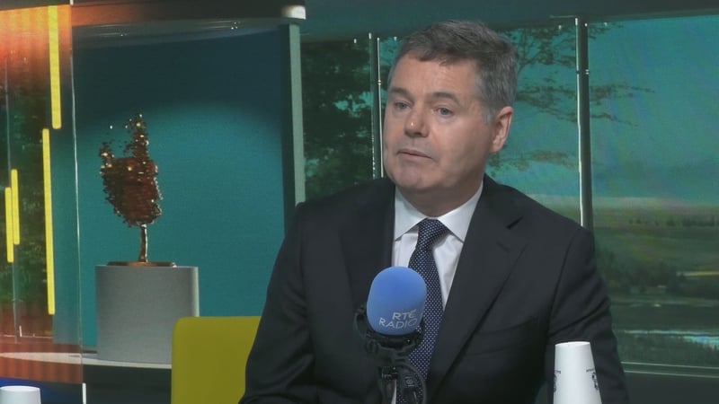 Paschal Donohoe said trade uncertainty is having an effect on sentiment regarding investment and how economies will grow in the future