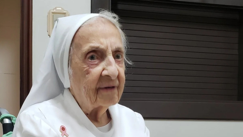 Inah Canabarro Lucas at the age of 114 (Credit: Gerontology Research Group)