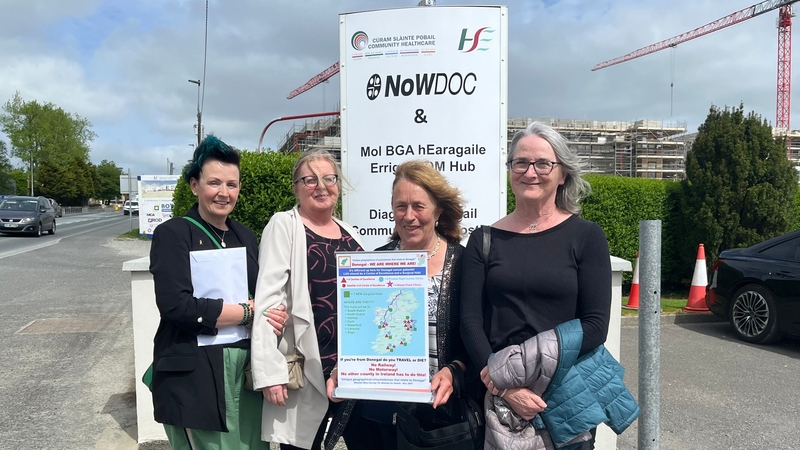 Three protests calling for improved cancer care services were held at Letterkenny University Hospital in the last six weeks