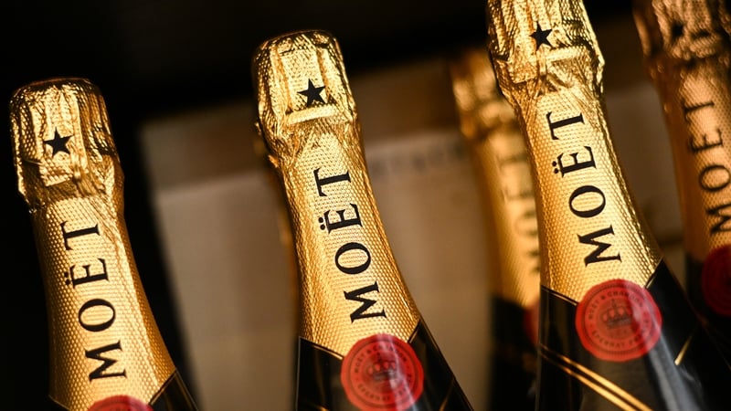 Organic sales at Moet Hennessy, LVMH's weakest division, dropped 9% in the first quarter
