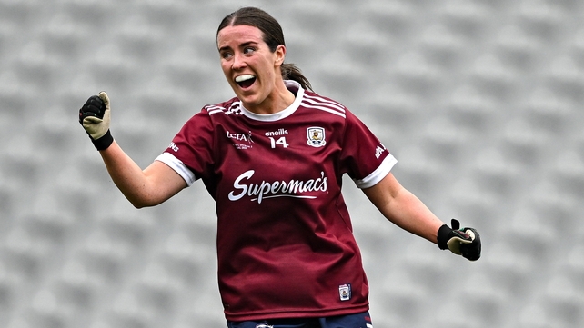 Róisín Leonard hit 0-08 for Galway in a comfortable win