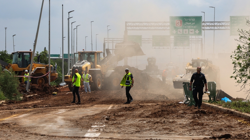 It was not immediately clear whether the impact near the airport in was caused by the Yemeni missile or by an interceptor