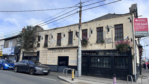 Signs of dereliction in Finglas village