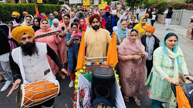 Over 2,000 people gathered for the annual Sikh Parade