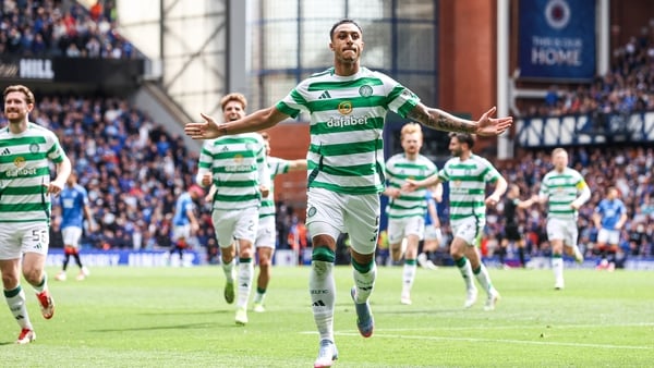 Celtic's Adam Idah celebrates