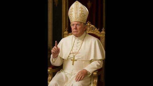 US President Donald Trump posted the image on his Truth Social platform on Friday