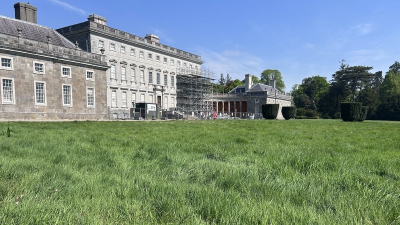 The OPW are reporting an incident of harassment this morning to gardaí, following protests at Castletown House in recent days