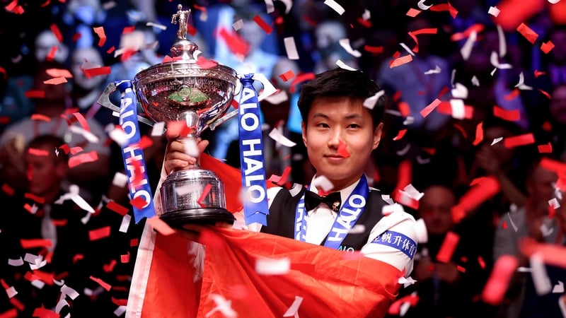 Zhao Xintong's World Snooker Championship campaign began in qualifying on April 7