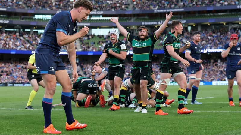 Jordie Barrett started on the bench for Leinster's loss to Northampton