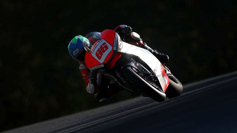 Owen Jenner is pictured at Brands Hatch last October