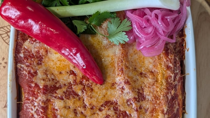 Wade Murphy's chicken enchiladas: Today