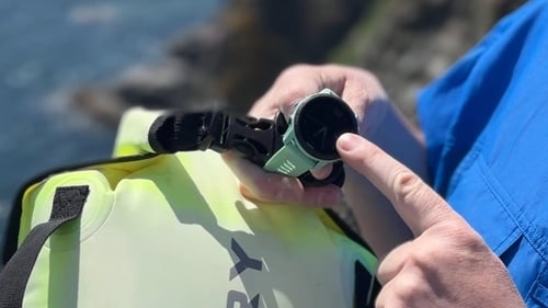 The watch was found still attached to the buoyancy aid in Ladies Cove in Co Waterford