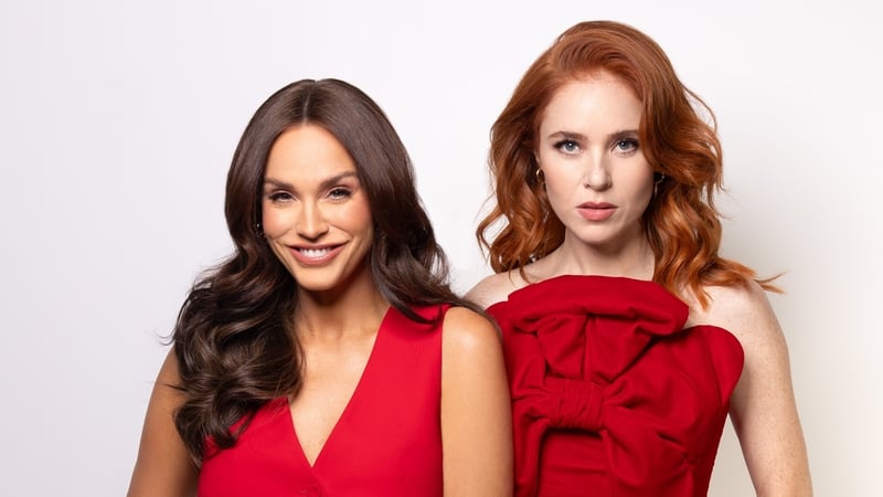 Angela Scanlon and Vicky Pattison launch podcast Get A Grip. Photo credit: Amanda Akokhia