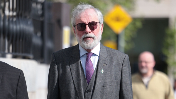 Gerry Adams pictured arriving at court this morning (Pic: RollingNews.ie)