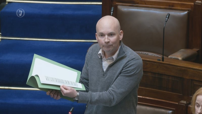 Paul Murphy told the Dáil 'multiple airlines' are ferrying missile launchers, detonators and tear gas and other material