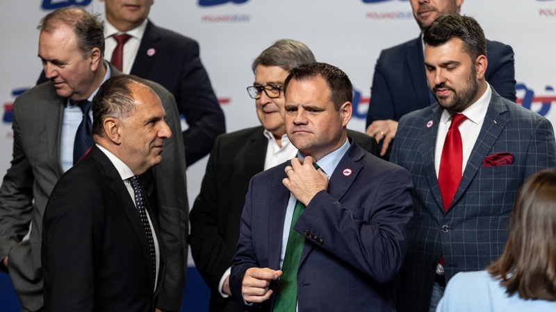 Neale Richmond seen among EU Foreign Ministers during their informal meeting in Warsaw, Poland