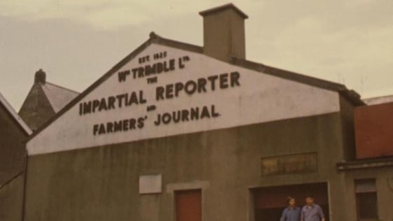 Offices of The Impartial Reporter newspaper, Enniskillen (1975)