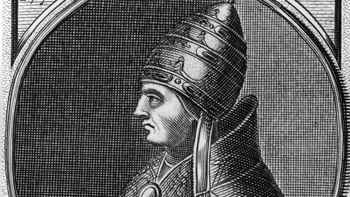 Giacinto Bobone, ( - 1198), became Pope Celestine III, pope from 1191 to 1198. Photo: Hulton Archive/Getty Images