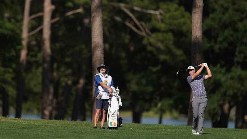Seamus Power had a round to forget on Friday in windy conditions