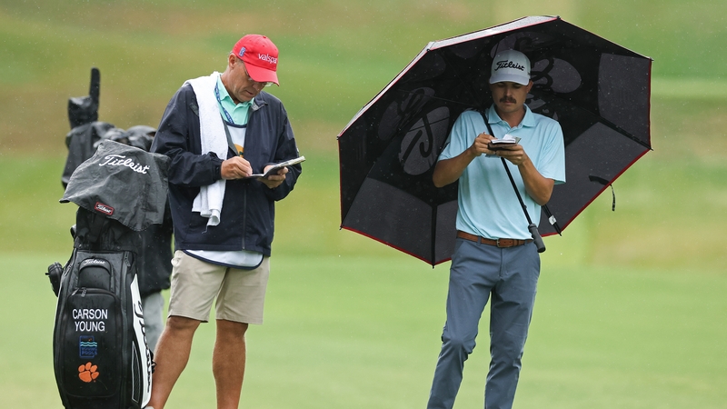 Carson Young played well in tricky conditions