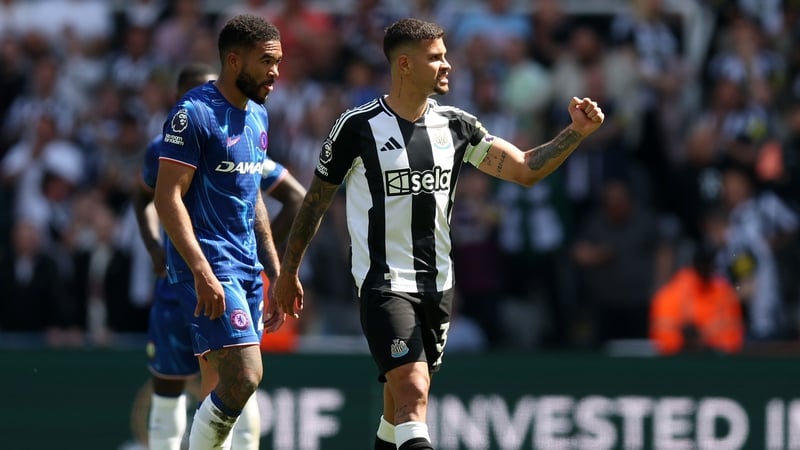 Bruno Guimaraes made sure of the win by netting Newcastle's second goal